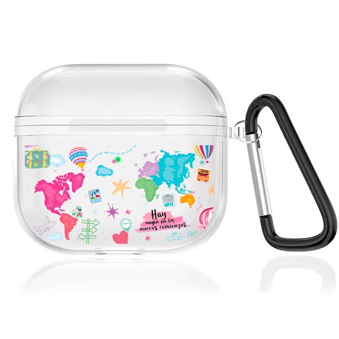 Case Audífonos Transparente Travel 3