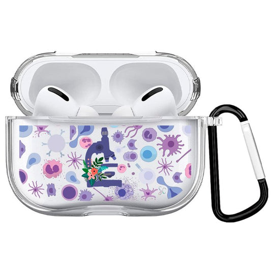 Case Audífonos Transparente Microbiologia