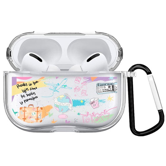 Case Audífonos Transparente Travel 2