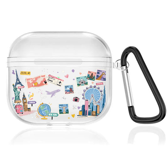 Case Audífonos Transparente Places