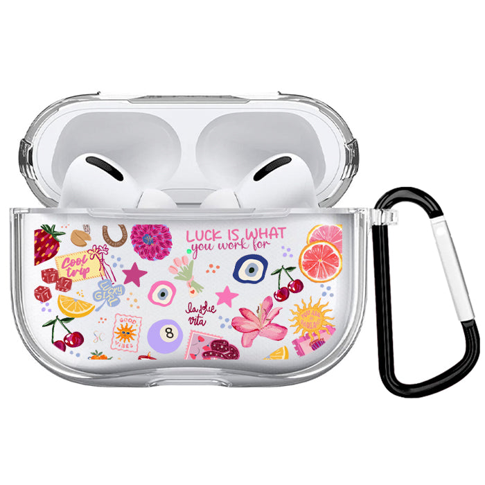 Case Audífonos Transparente Cool