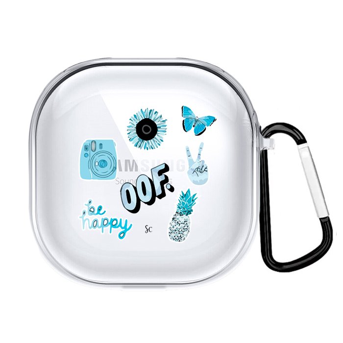 Case Audífonos Transparente Be Happy