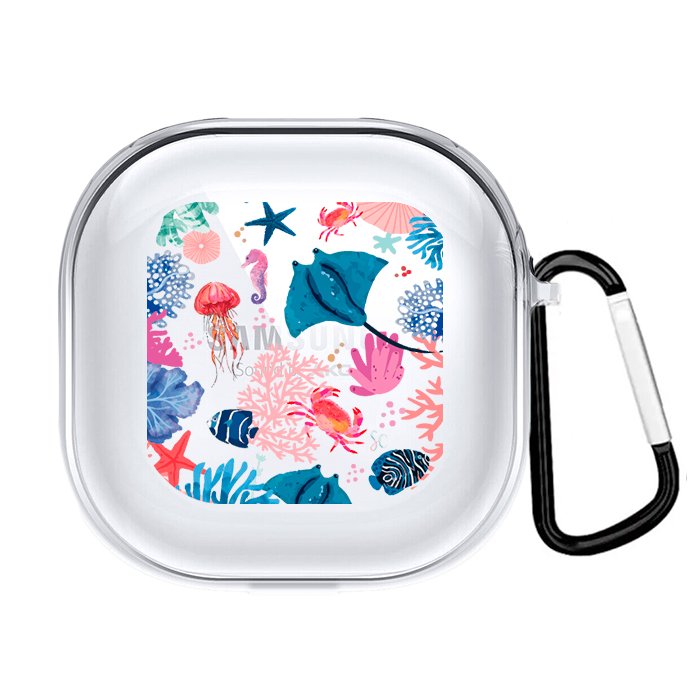 Case Audífonos Transparente Mantarraya