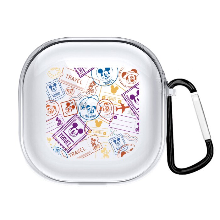 Case Audífonos Transparente Mickey Sellos