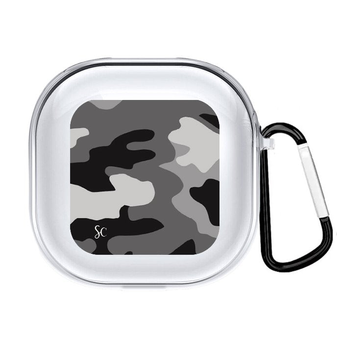 Case Audífonos Transparente Militar