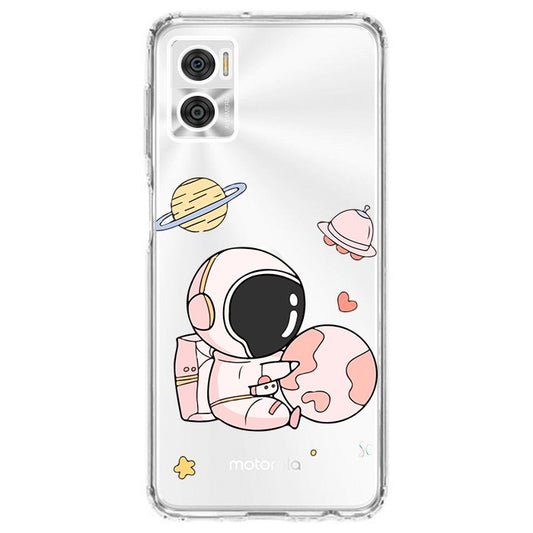 Case Celular Astronauta Rosa - Motorola