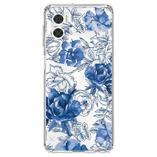 Case Celular Flores Azules - Motorola