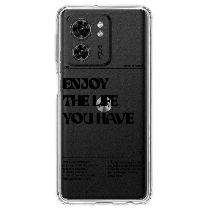 Case Celular Disfruta La Vida - Motorola