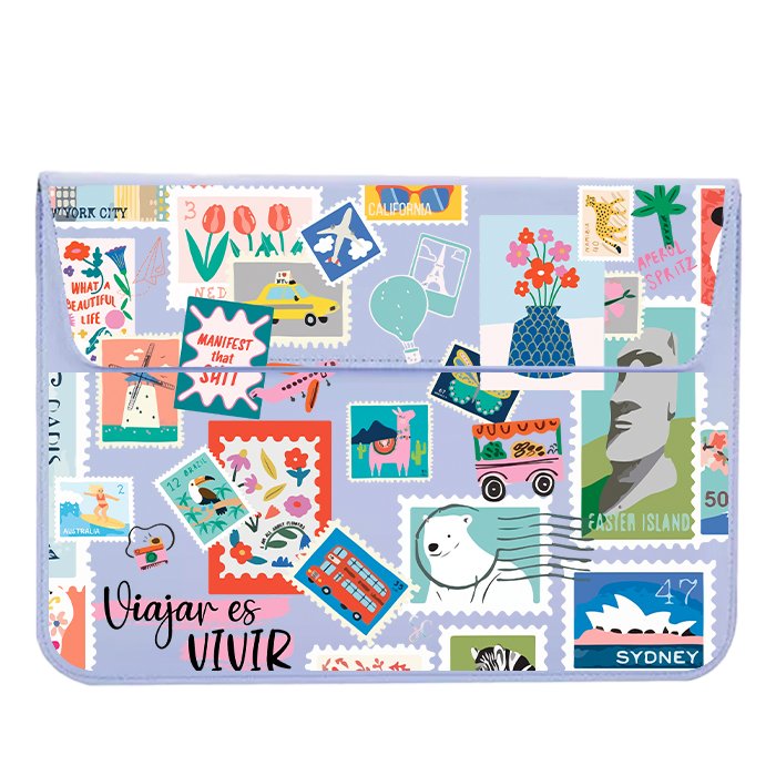 Funda Computador Postales