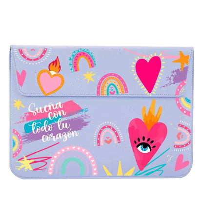 Funda Computador Corazones 3