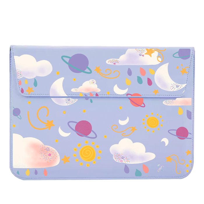 Funda Computador Nubes