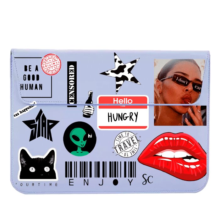 Funda Computador Stickers