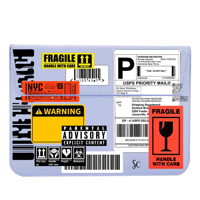 Funda Computador Warning