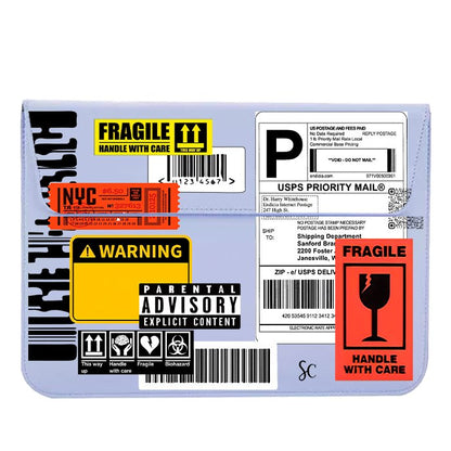 Funda Computador Warning