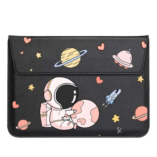 A Funda Computador Astronauta Rosa