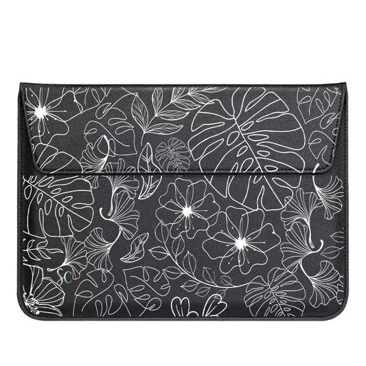 A Funda Computador Flores Blancas