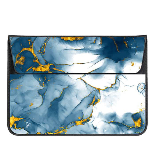 A Funda Computador Marmol Azul