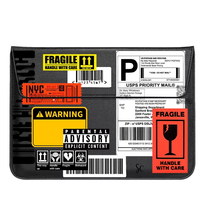 Funda Computador Warning