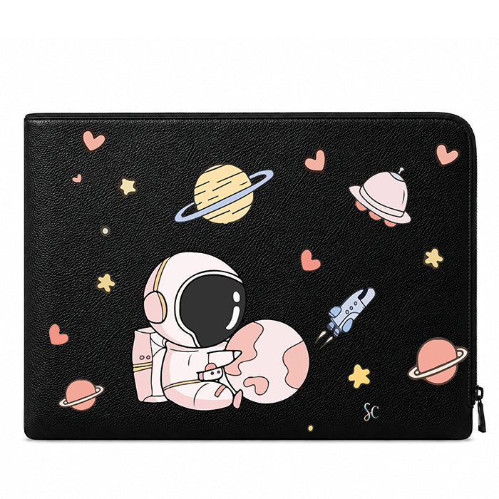 A Funda Computador Astronauta Rosa