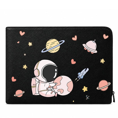 A Funda Computador Astronauta Rosa