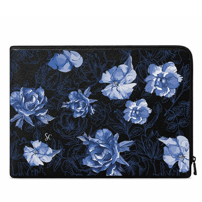 A Funda Computador Flores Azules