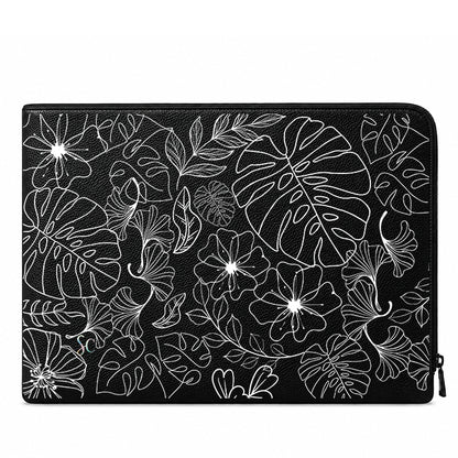 A Funda Computador Flores Blancas