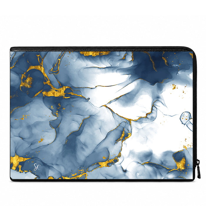 A Funda Computador Marmol Azul