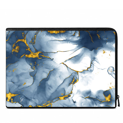 A Funda Computador Marmol Azul
