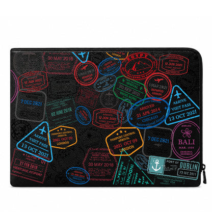 A Funda Computador Sellos Pasaporte