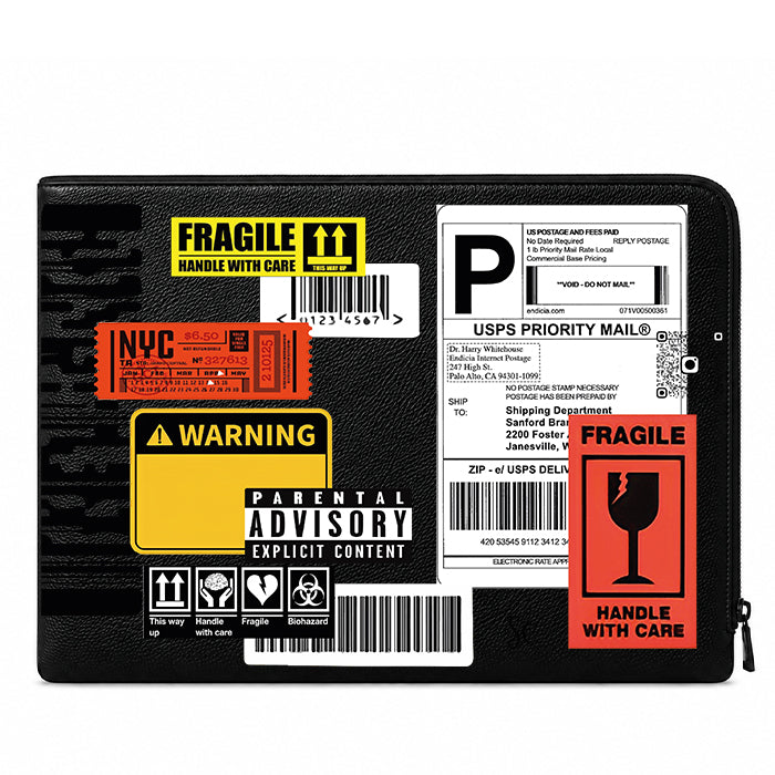 Funda Computador Warning