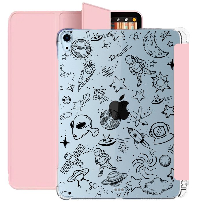 E. Case iPad Galaxia Negro