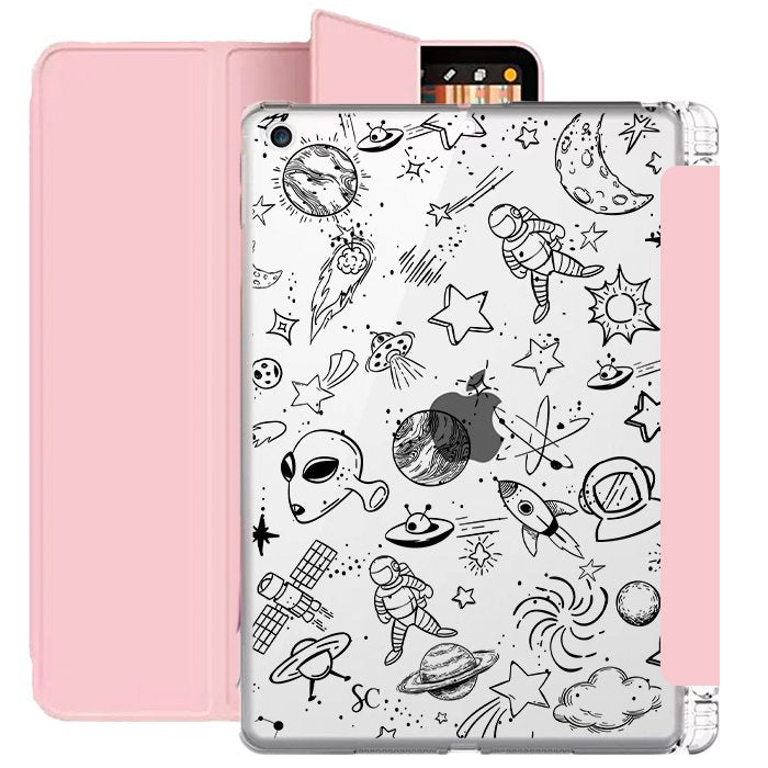 E. Case iPad Galaxia Negro