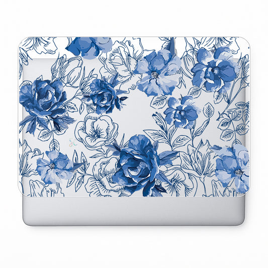 Hidrogel Computador Flores Azules