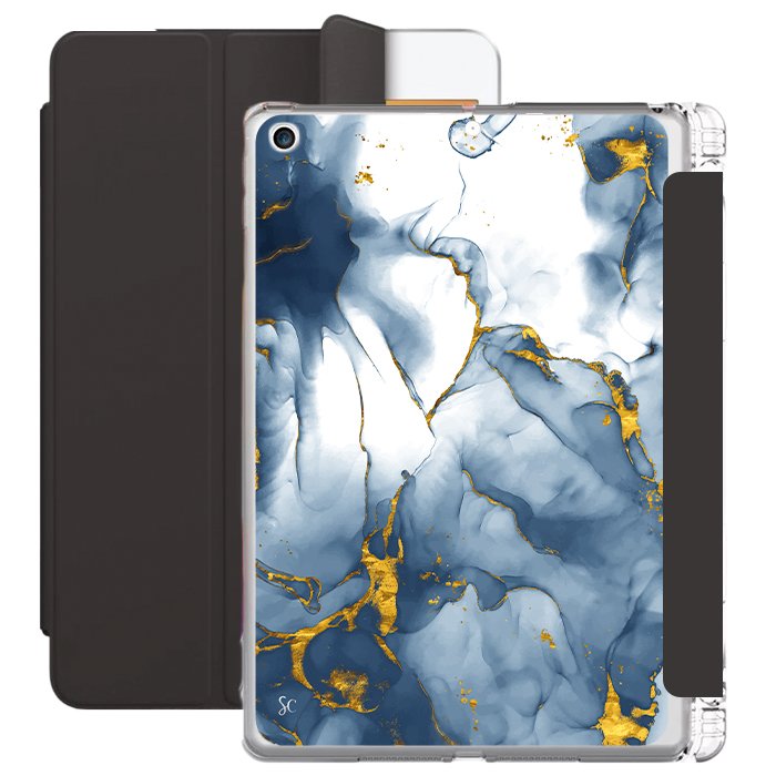 E. Case iPad Marmol Azul