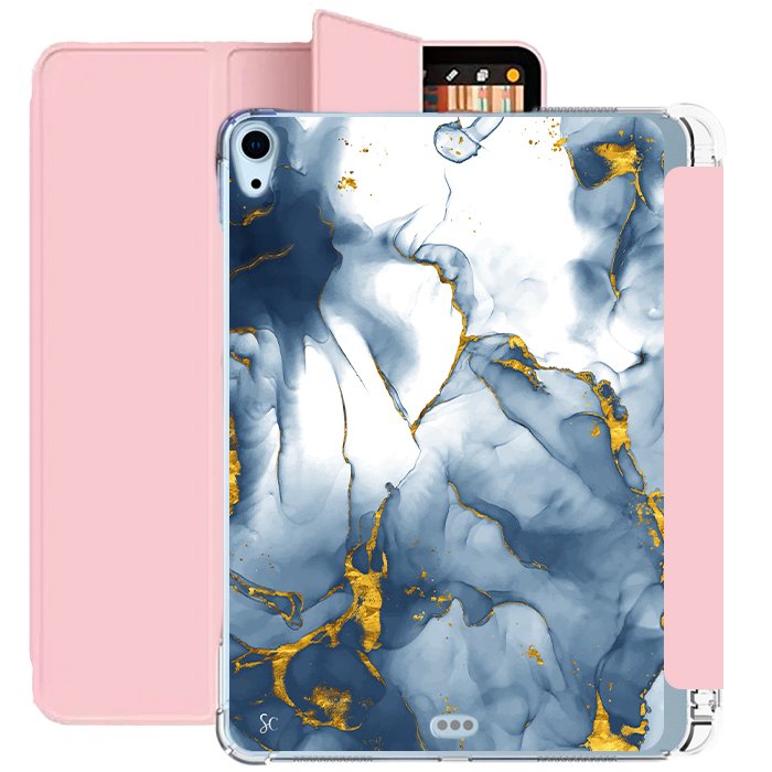 E. Case iPad Marmol Azul
