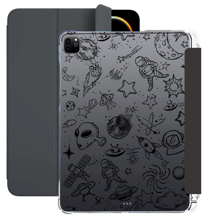E. Case iPad Galaxia Negro