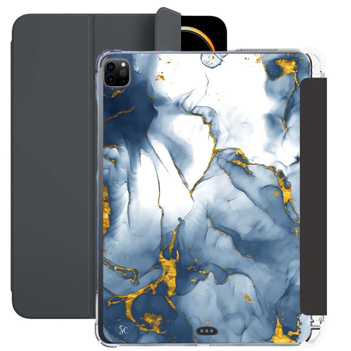 E. Case iPad Marmol Azul