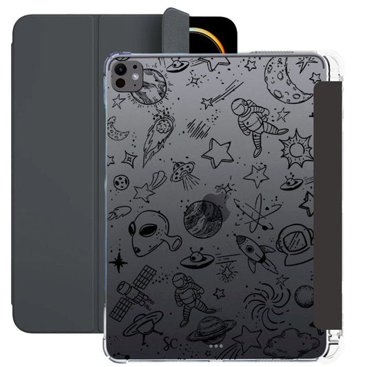 E. Case iPad Galaxia Negro