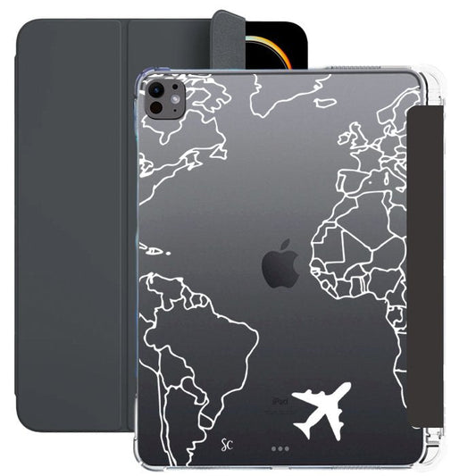 E. Case iPad Mapa Mundi Blanco