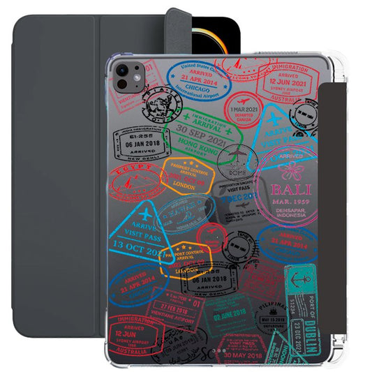 E. Case iPad Sellos Pasaporte