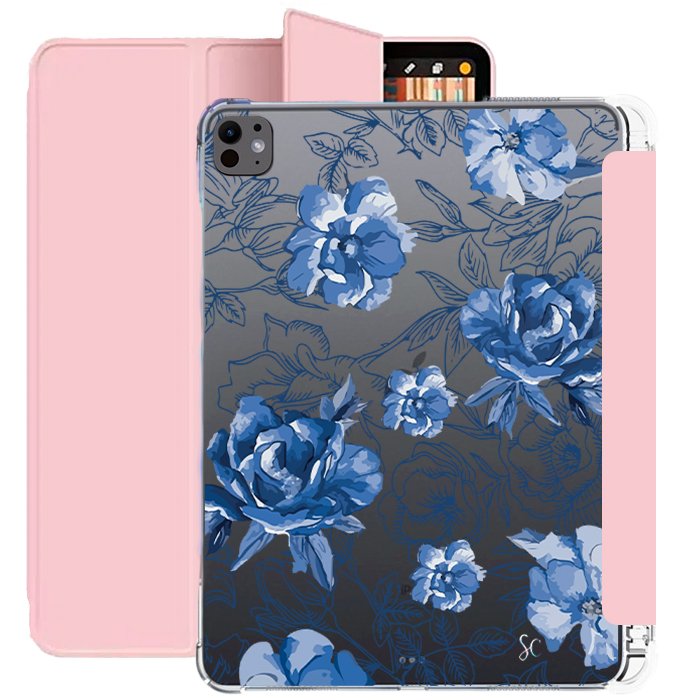 E. Case iPad Flores Azules