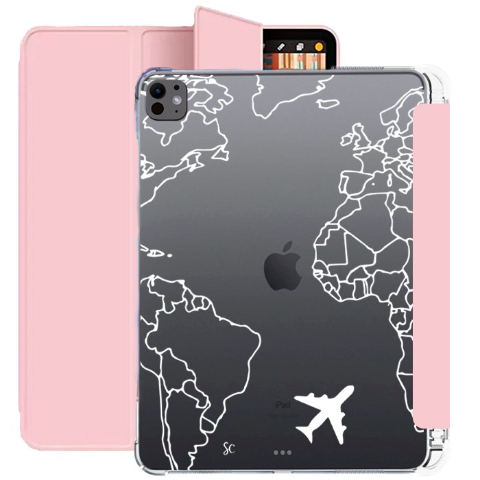 E. Case iPad Mapa Mundi Blanco