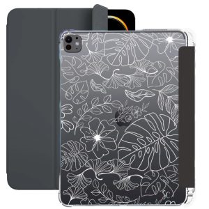 E. Case iPad Flores Blancas
