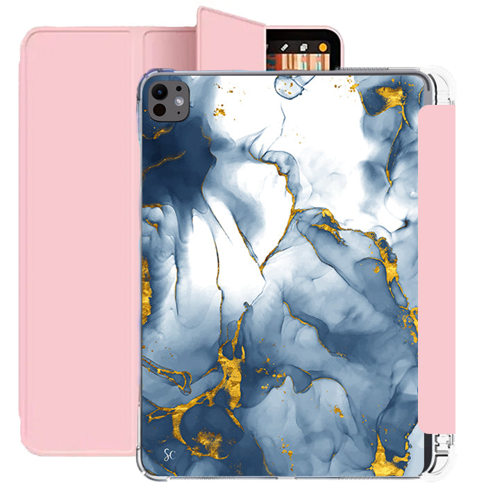 E. Case iPad Marmol Azul