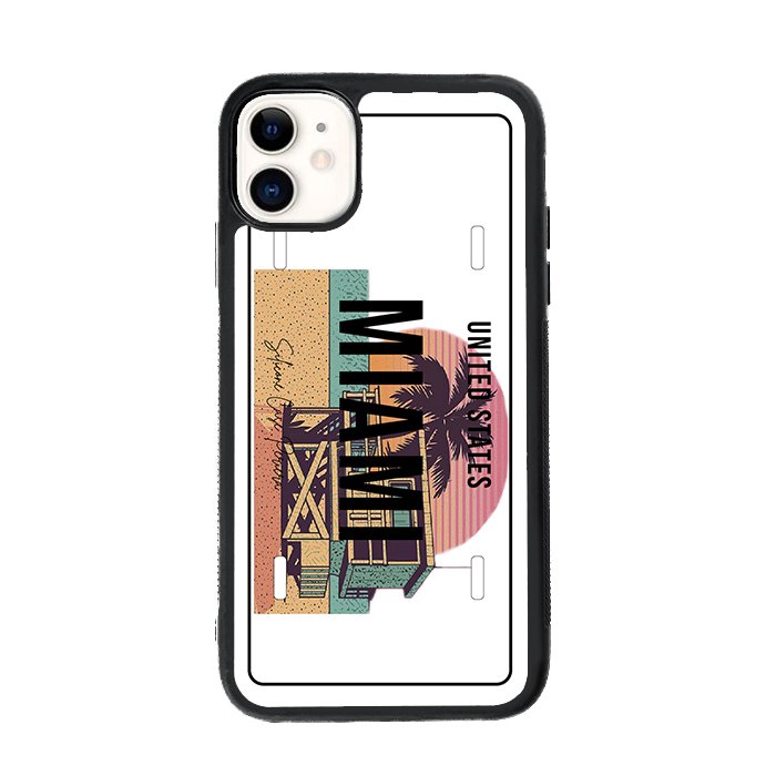 E. iPhone Placa Miami