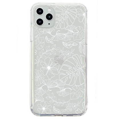E. Case flores blancas - Xiaomi