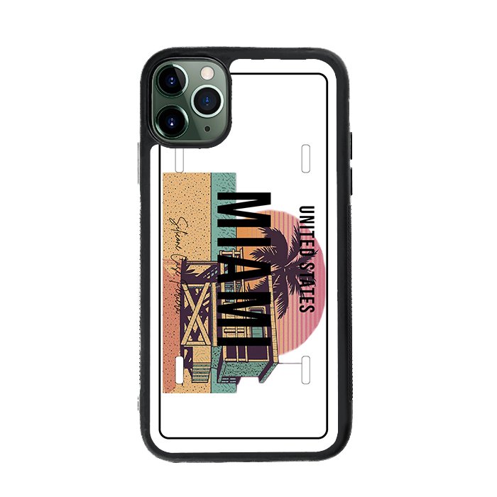 E. iPhone Placa Miami