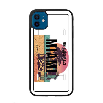 E. iPhone Placa Miami