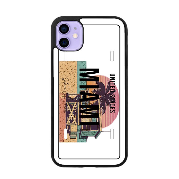 E. iPhone Placa Miami