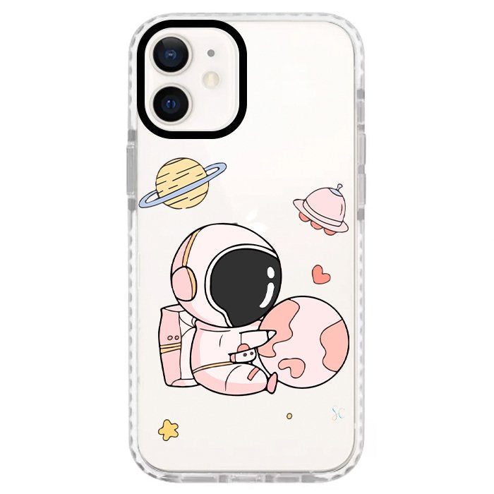Case Celular Astronauta Rosa - iPhone